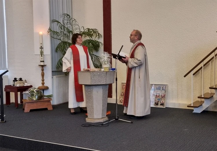 Ds. Birke Rapp neemt afscheid van kerk De Morgenster