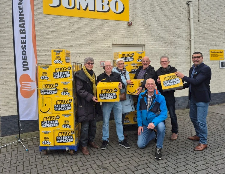 Doneeractie Jumbo levert 80 voedselpakketten op voor voedselbank Papendrecht
